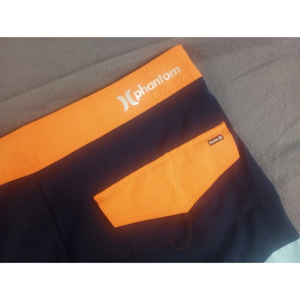 Hurley Phantom Board Shorts Size 28 Waist 30 Blue Orange 9